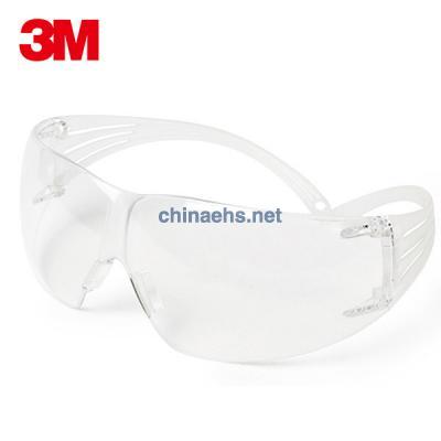 3M SF201AF骑行护目镜超轻防冲击防雾防尘眼镜