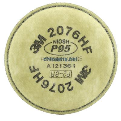 3M 2076HF P95氟化氢酸性气体异味颗粒物滤棉