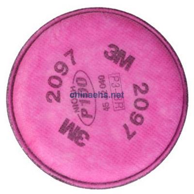 3M 2097 P100颗粒物及有机蒸气异味滤棉
