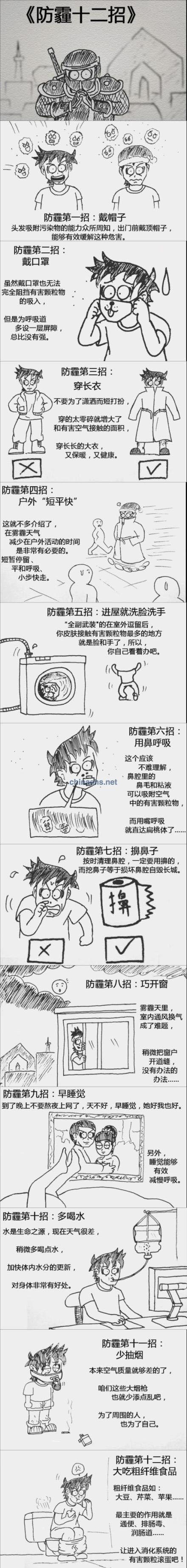 防雾霾措施