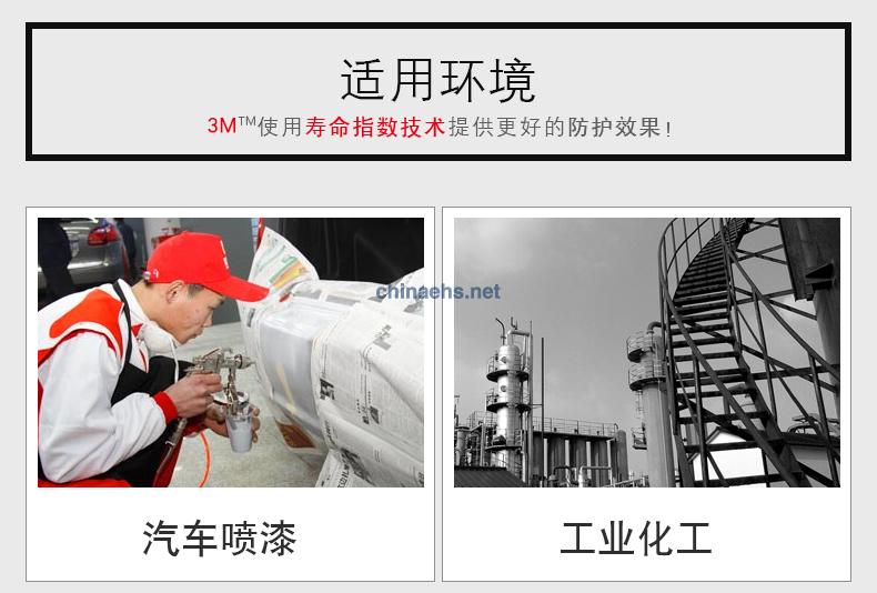 3M 6001i-CN有机蒸气寿命指示器滤毒盒