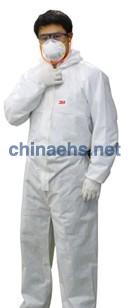 3M 4620 白色带帽连体防护服（Type5&6类防护）