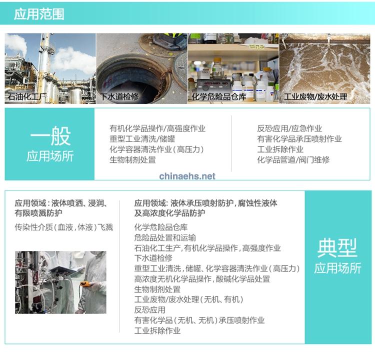 3M 4680 耐酸碱化学防护服（Type 3,4&5类防护）