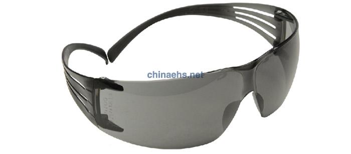 3M SF202AF防雾防紫外线安全防护眼镜（灰色镜片）
